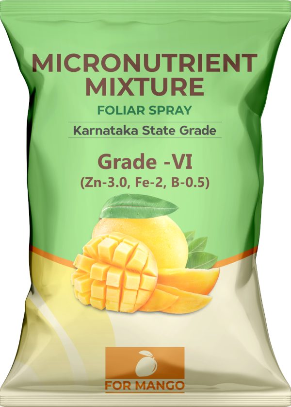Foliar Spray (Grade VI) – Zn: 3%, Fe: 2%, B: 0.5%