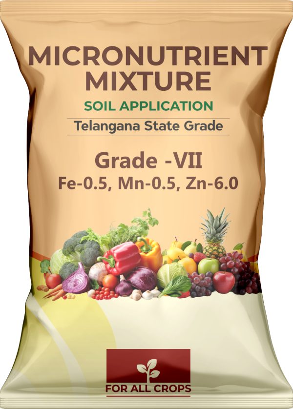 Soil Application (Grade VII) – Zn: 6%, Fe: 0.5%, Mn: 0.5%